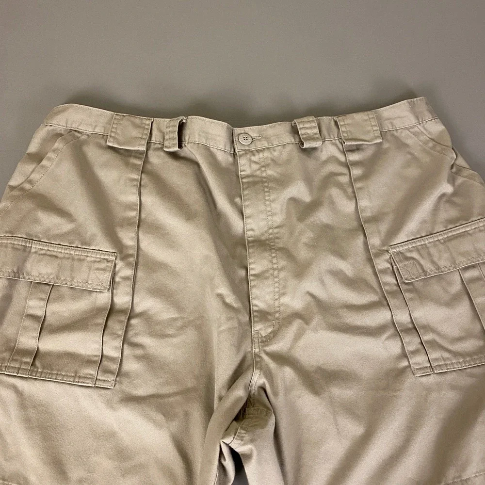 Weekender Brand Sportswear Cargo Shorts‎ Men's Size 50 Beige Tan Vintage Y2K *